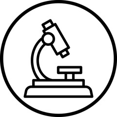Vector Design Microscope Icon Style
