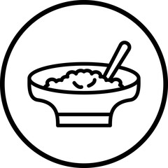 Vector Design Rice Icon Style