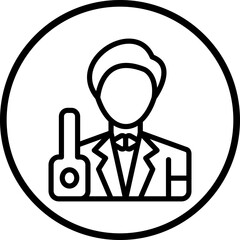 Vector Design Bartender Icon Style