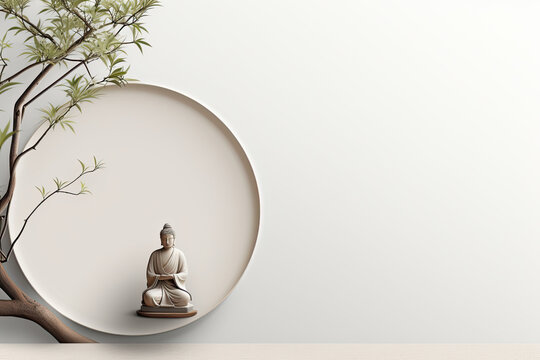A minimalist zen style background for wallper