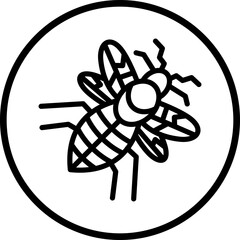 Vector Design Honeybee Icon Style