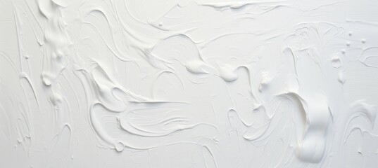 White paint liquid texture on wall. Generative AI	
