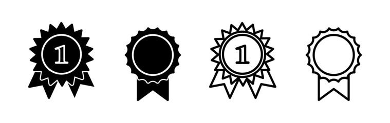 Achieve icon vector. medal icon vector. award. Certificate. approved