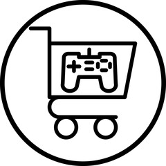 Vector Design Purchase Game Icon Style