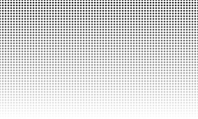 Vector Opacity Gradient Halftone Ben Day Dots Transparent Overlay Background Pattern - obrazy, fototapety, plakaty