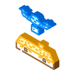 pest control drone isometric icon vector. pest control drone sign. isolated symbol illustration