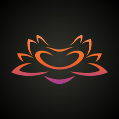 DIWALI LOTUS TRADITIONAL ART FOR INDIAN FESTIVAL CELEBRATION AND HINDU CULTURE