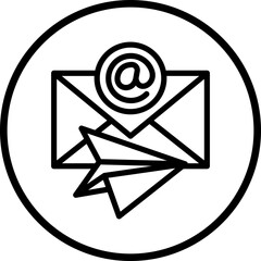 Vector Design Email Transfer Icon Style