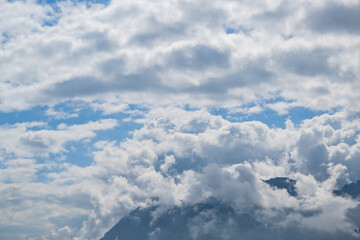 Clouds in the Austrian Alps