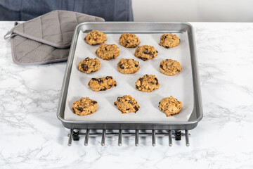 Soft Oatmeal Raisin Walnut Cookies