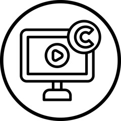 Copyright Icon Style