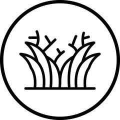 Desert Grass Icon Style
