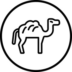Camel Icon Style