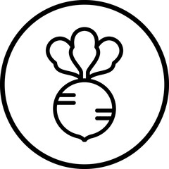 Radish Icon Style