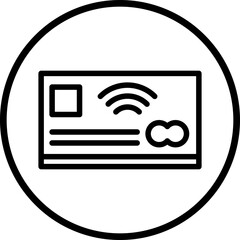 Contactless Payment Icon Style