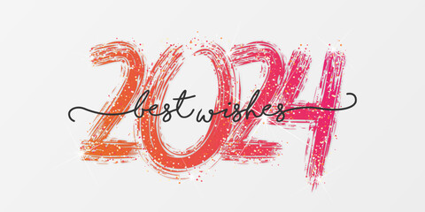 2024 - happy new year 2024 - best wishes 2024