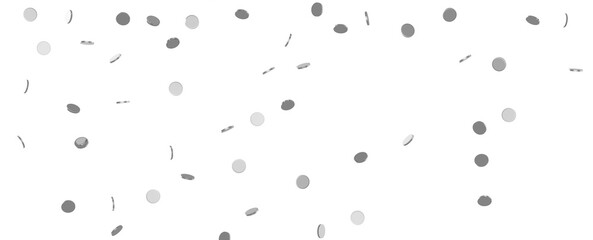 silver Confetti Glitter Overlay