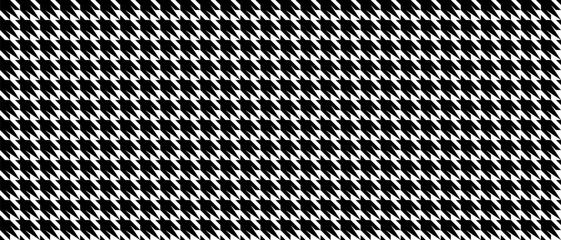 Concept houndstooth pattern for clothes textile. seamless background