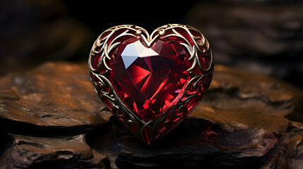 Anniversary heart token of lasting love,Ai