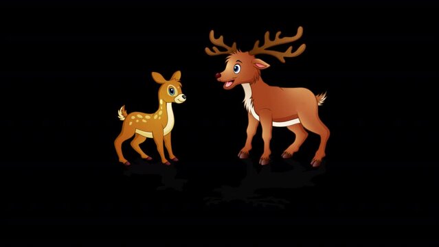 deer with kids alpha