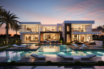 Modern luxury home design 