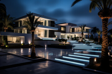 Fototapeta premium Modern luxury home design 