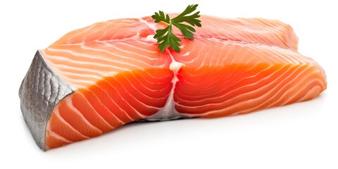 sliced salmon