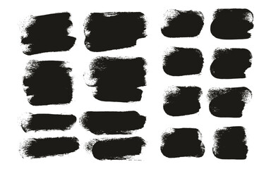 Round Sponge Thick Artist Brush Short Background Mix High Detail Abstract Vector Background Mix Set 