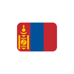Naklejka premium 🇲🇳 Flag: Mongolia
