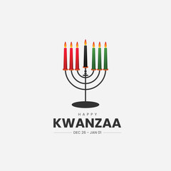 Happy Kwanzaa. Kwanzaa day creative concept. 