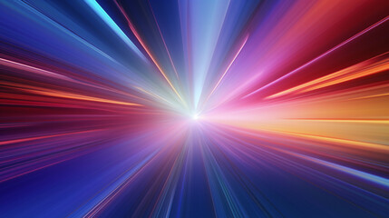 Colorful Abstract Background with Rays, Radial motion blur background,