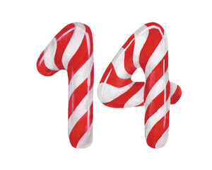 Christmas Advent Calendar number 14 Cangy Cane