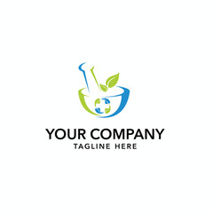 Health herbal logo business