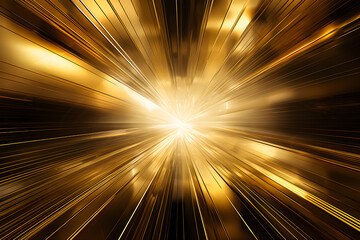 Fototapeta na wymiar Metal light gold abstract backdrop, generative ai