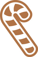 Candy shaped gingerbread cookies