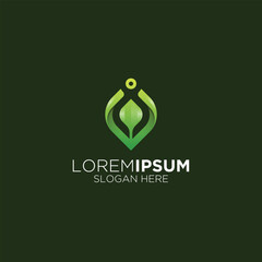 agriculture leaf logo design