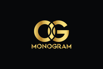 Latter, luxury, monogram, OG logo design