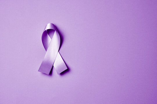 World Leprosy Day Symbol purple ribbon