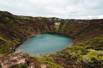 Cratère de Kerid en Islande
