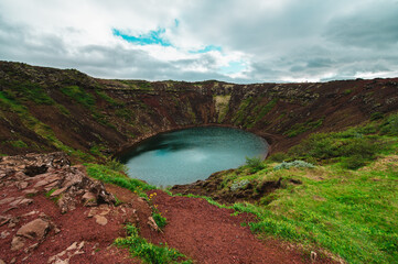 Cratère de Kerid en Islande © Adrien