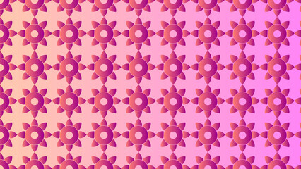 Stylish and colorful pattern wallpaper and gradient background