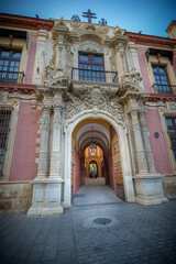 Fototapeta na wymiar Edificios en el centro de Sevilla nuevo perfil de la ciudad patrimonio de la humanidad