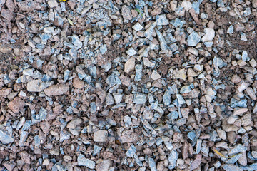 granite stone on a ground