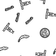 japanese food sushi japan vector seamless pattern thin line illustration