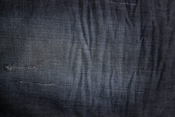 Texture of jeans as background, closeup.
