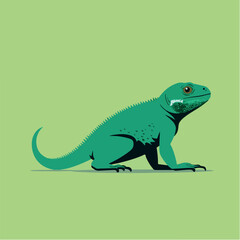 Lézard fictif créé par ia générative
