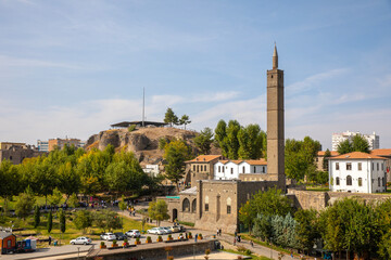 Obraz premium Turkey's Diyarbakir province. Hz. Süleyman mosque. It has preserved its historical structure for centuries. It is one of the important mosques in Islamic history.