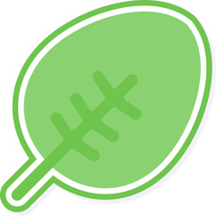 Obraz premium Vector Icon Leaf, Plants, Leaves, Garden, Nature, Botanical