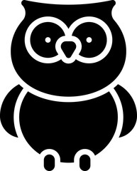 Vector Icon Owl, Bird, Wild Life, Nature, Wisdom, Hunter