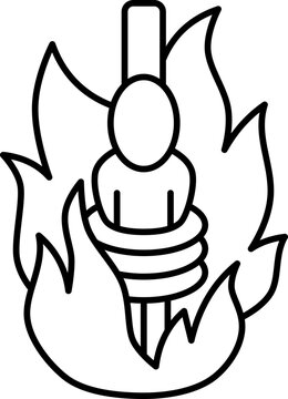 burning  icon